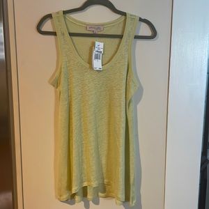 NWT Philosophy Republic Clothing linen tank